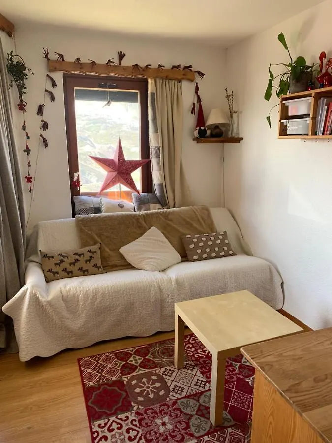 아파트 Appartement Cosy Et Ensoleille Reberty 2000 Vue Montagne 생마르탱 드 벨빌